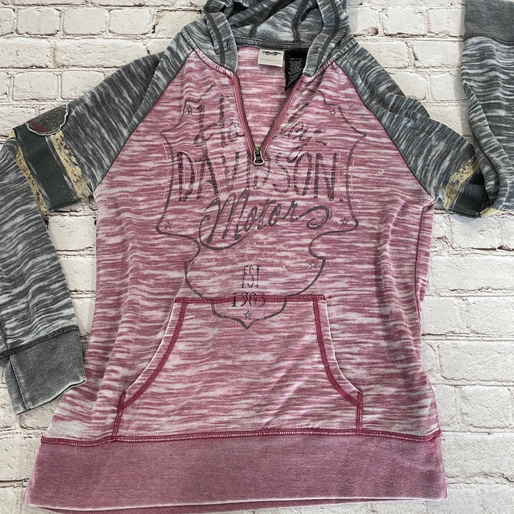 Harley Davidson Burnout Hoodie Size Medium